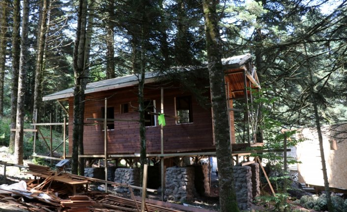 Gölcük Tabiat Parkı'na orman köşkleri yapılıyor