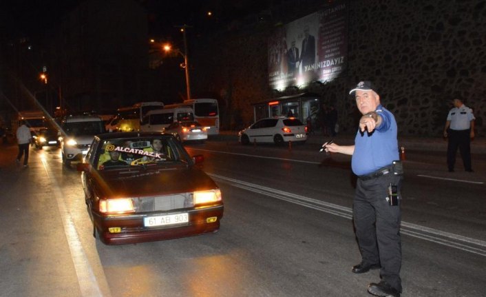 Gümüşhane'de trafik ve asayiş denetimi