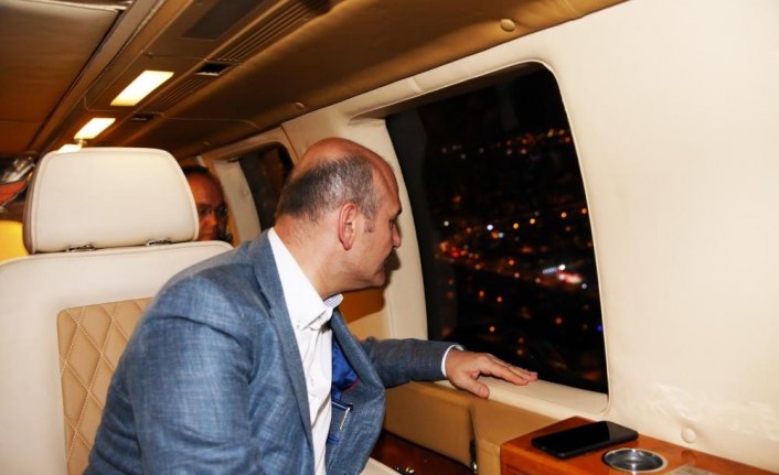 İçişleri Bakanı Soylu trafik denetimine katıldı