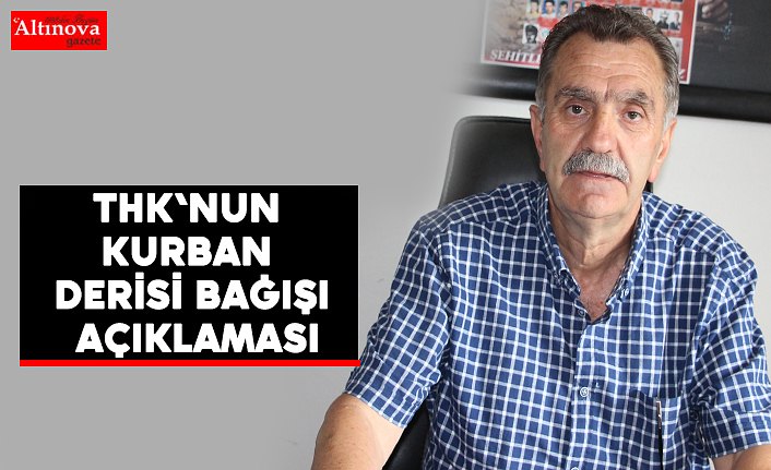 THK'nun kurban derisi bağışı açıklaması