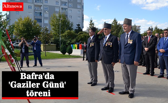 Bafra'da 'Gaziler Günü' töreni