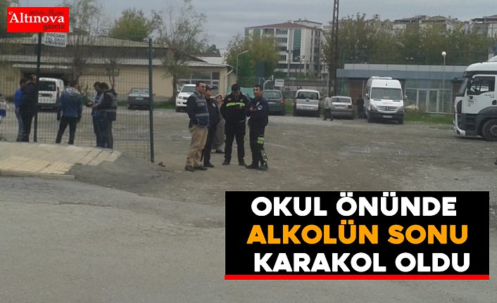 Bafra`da açık alanda alkol kullanmaya ceza