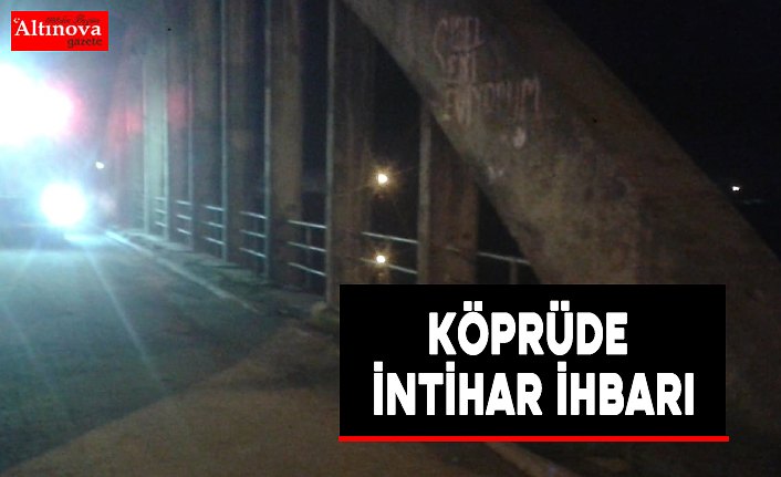 Bafra`da intihar ihbarı