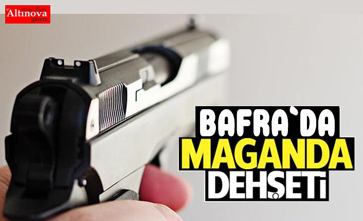 Bafra`da maganda kurşunu ağır yaraladı