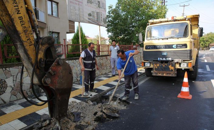 Bartın’da üst yapı çalışmaları