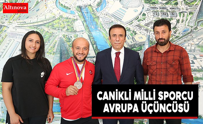 Canikli milli sporcu Avrupa üçüncüsü