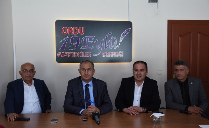 CHP Milletvekili Sertel, Ordu'da basın mensuplarıyla buluştu
