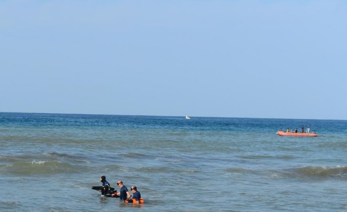 Giresun'da bir kişi denizde kayboldu