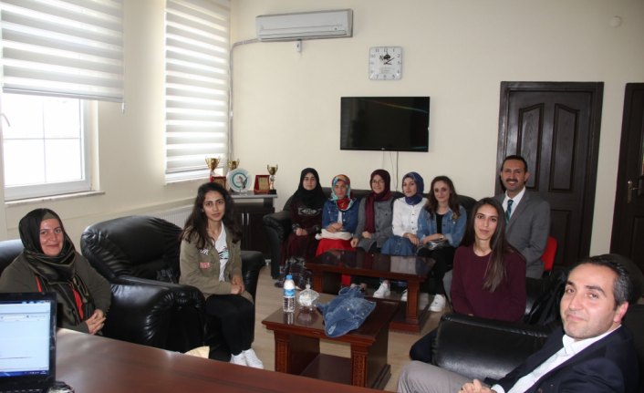 Havza Halk Eğitim Merkezi kursiyerlerinden teşekkür ziyareti