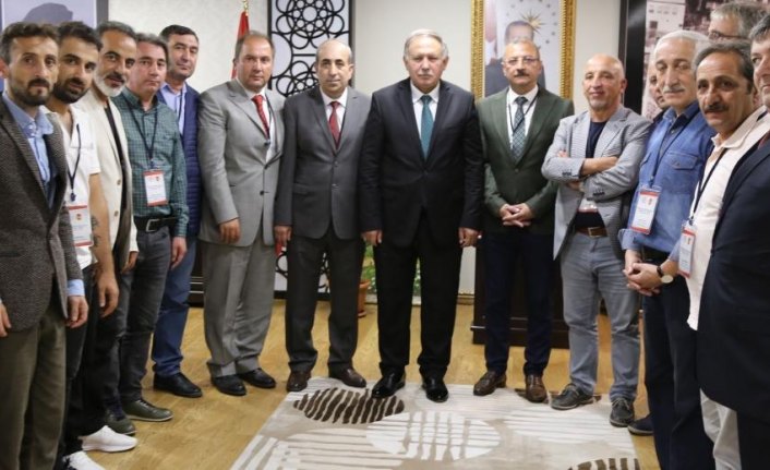 Karadeniz Gazeteciler Federasyonundan Vali Doğanay'a ziyaret