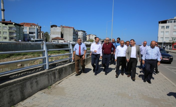 Ordu'daki sel bölgesinde inceleme