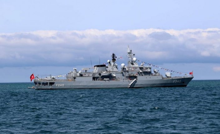 TCG Yavuz Fırkateyni Ünye'de