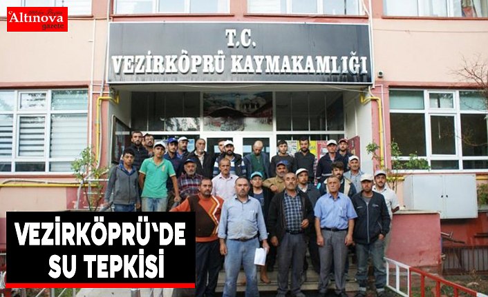 Vezirköprü'de Soğucaklılardan su tepkisi