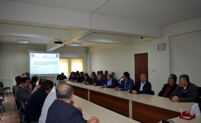Alaplı'da jandarma, muhtarları bilgilendirdi