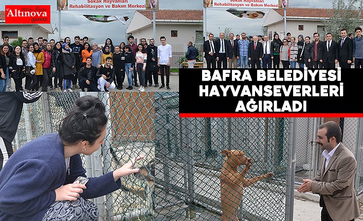 Bafra Belediyesi hayvanseverleri ağırladı