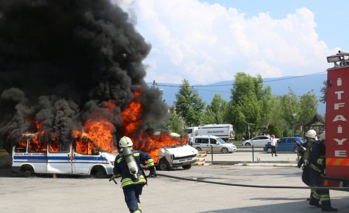 Bolu'da itfaiye ekipleri 2 bin 138 olaya müdahale etti