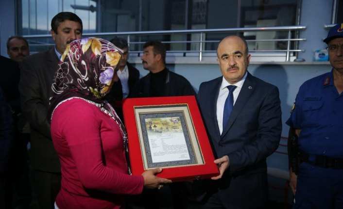 Düzce'de şehit ailesine berat verildi