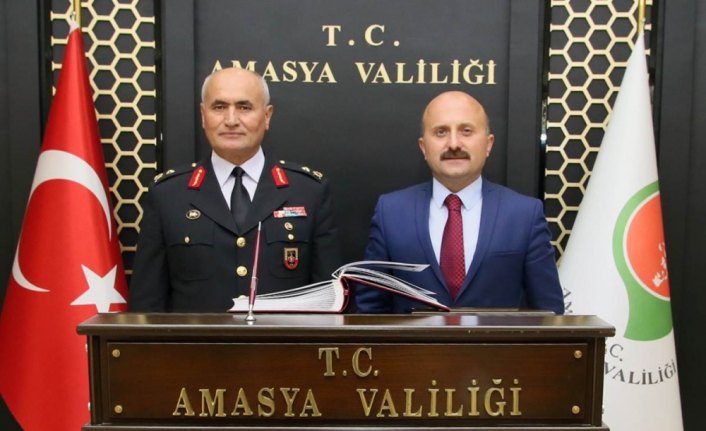 Giresun Jandarma Bölge Komutanı'ndan Vali Varol'a ziyaret