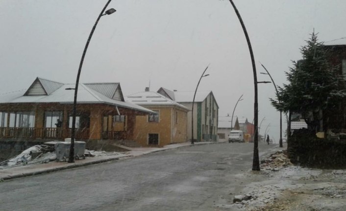Giresun'da kar yağışı
