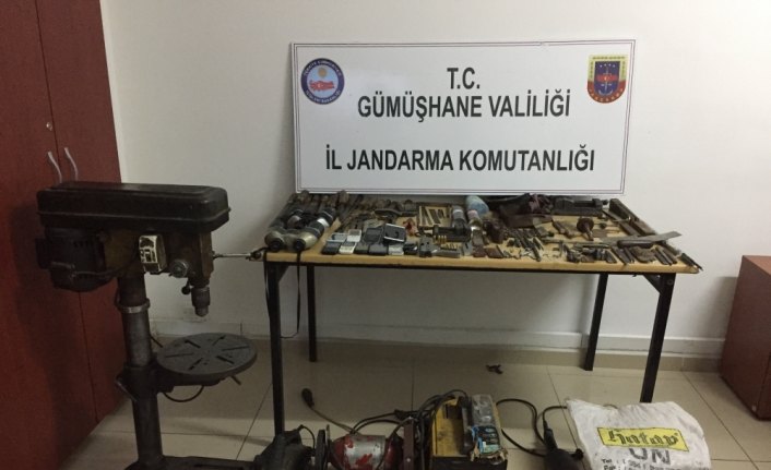 Gümüşhane'de kaçak silah atölyesine operasyon