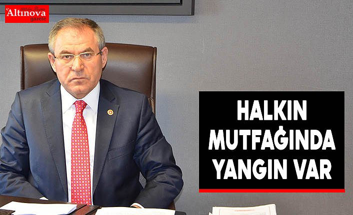 HALKIN MUTFAĞINDA YANGIN VAR