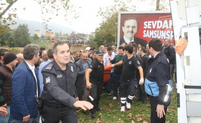 Samsun'da kamyonet baraj gölüne devrildi: 1 ölü