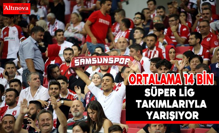 Samsunspor, Süper Lig takımlarıyla yarışıyor