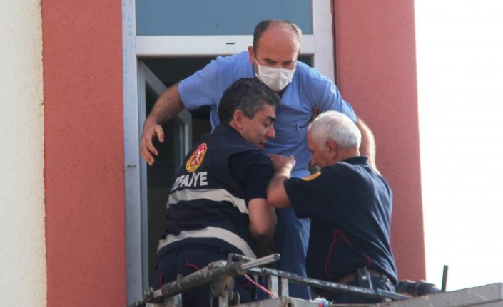 Taşova Devlet Hastanesi'nde yangın tatbikatı