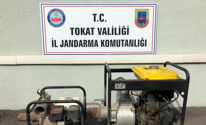 Tokat'ta su motorlarını çalan kişi yakalandı