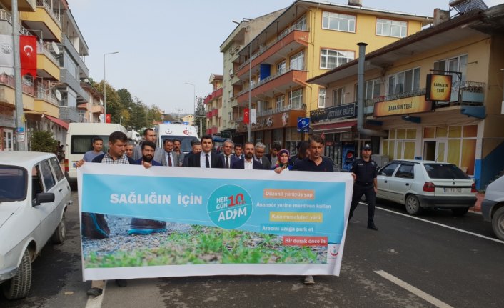 Yığılca'da sağlıklı yaşam yürüyüşü yapıldı