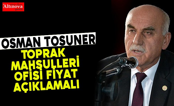 Ziraat Odası Başkanı Tosuner; “Çeltik Üreticisi Mağdur Ediliyor”