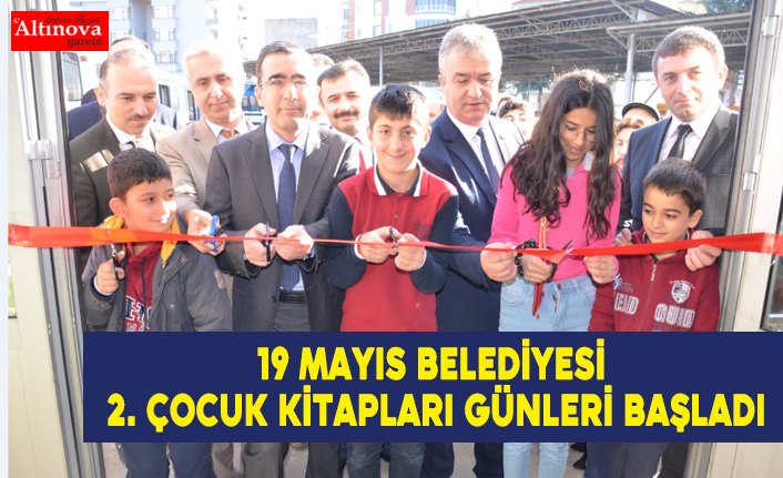 19 Mayıs Belediyesi 2. Çocuk Kitapları Günleri Başladı