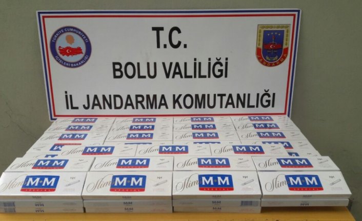 Bolu'da kaçak sigara operasyonu