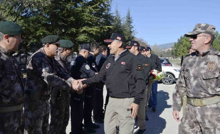 Gaziler polis adaylarıyla tecrübelerini paylaştı