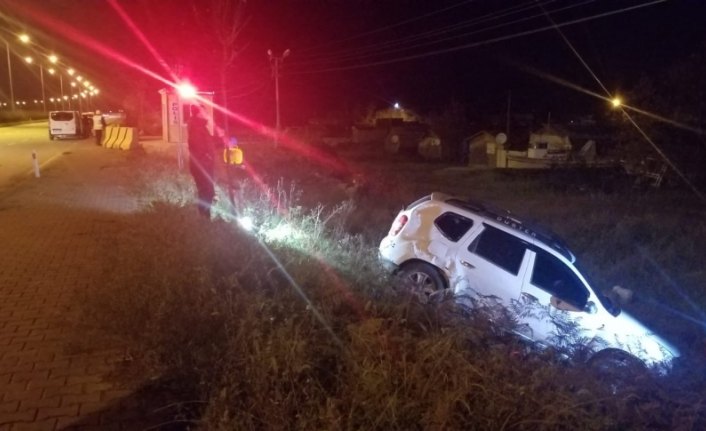 Giresun'da otomobil polislere çarptı