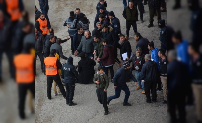 Gümüşhane'de maç sonrası tartışma