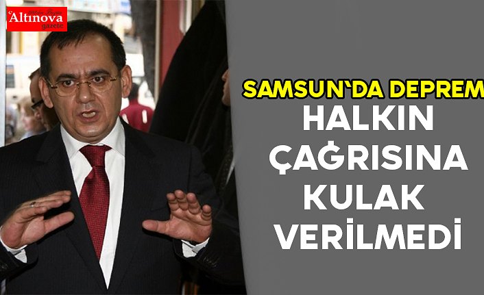 Halkın çağrısına kulak verilmedi