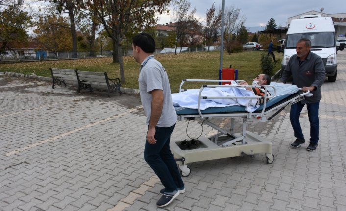 Hastanede yangın tatbikatı