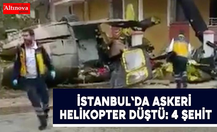 İstanbul Sancaktepe'de askeri helikopter düştü: 4 şehit