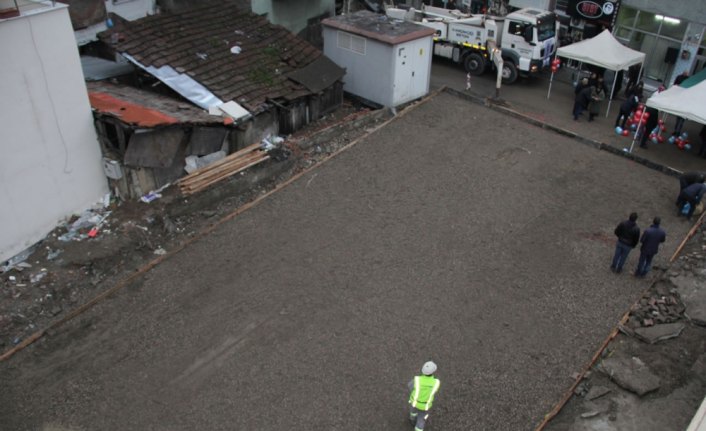Karabük'te emekliler evi temel atma töreni