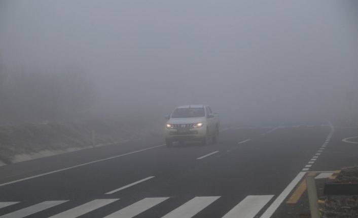 Kastamonu'da ulaşıma sis engeli
