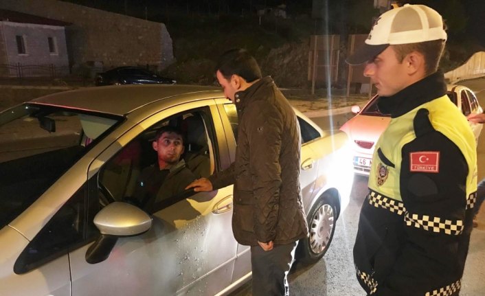 Kaymakam Koşal trafik ve asayiş uygulamasını denetledi