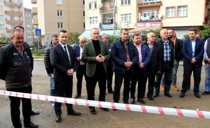 Keşap'ta doğal gaz altyapı çalışmalarına başlandı