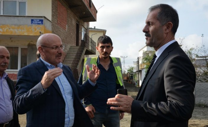 Kul ve Yeşilyurt, altyapı çalışmalarını inceledi