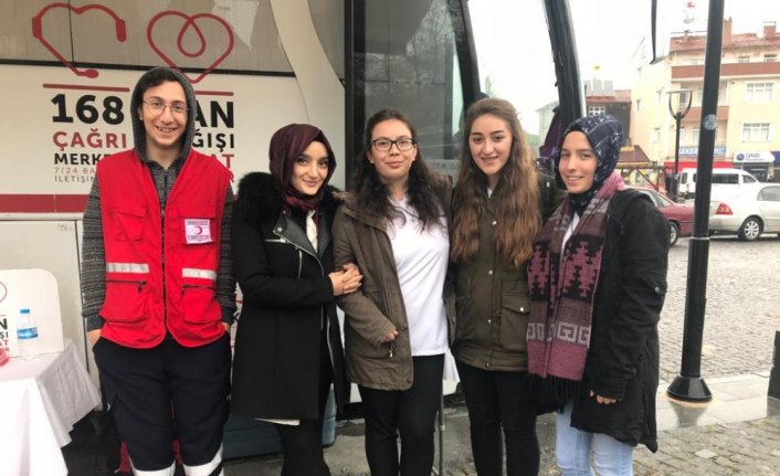 Ladik'te kan bağışı kampanyası