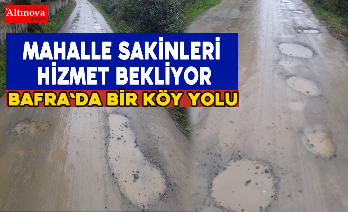 Mahalle sakinleri hizmet bekliyor