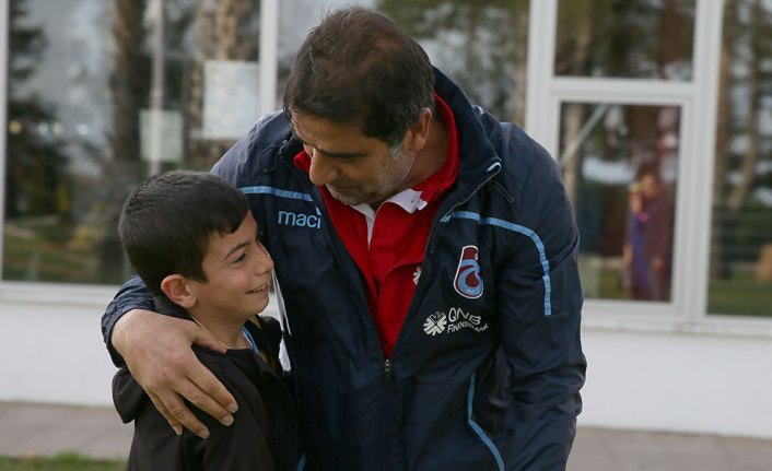 Minik taraftar, Rodallega ile buluştu