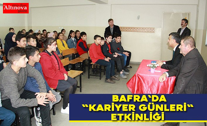 Nazmiye Demirel Ortaokulu'nda "kariyer günleri" etkinliği 