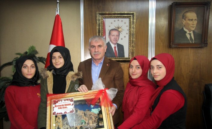 Öğrencilerden Başkan Memiş'e ziyaret