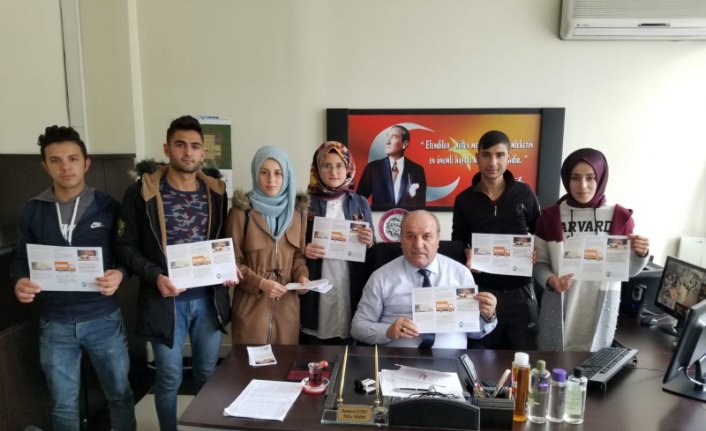 Öğrencilerden internetten alışveriş bilgilendirmesi